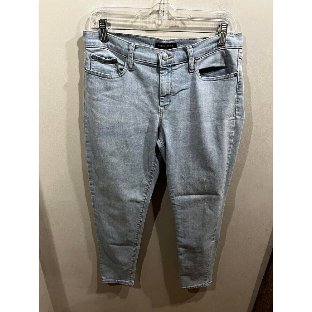 Banana Republic Jeans Women's Size 29/8 Skinny Fit Light Wash Blue Denim